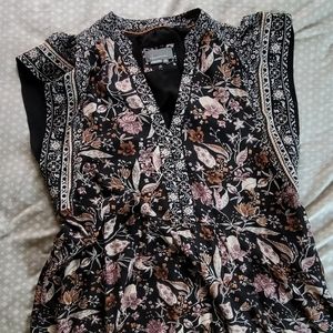 Anthropologie Floral Mini Dress